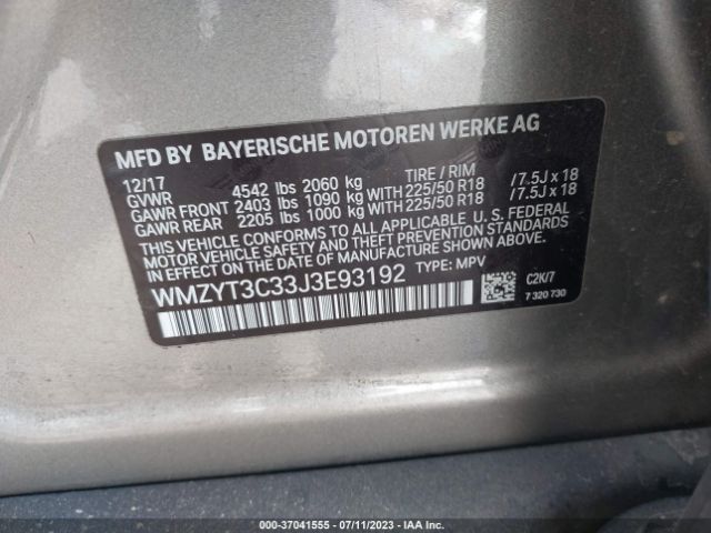 WMZYT3C33J3E93192 Mini Countryman Cooper S