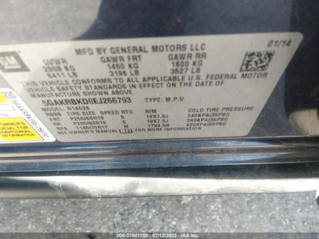 5GAKRBKD0EJ266793 Buick Enclave Leather
