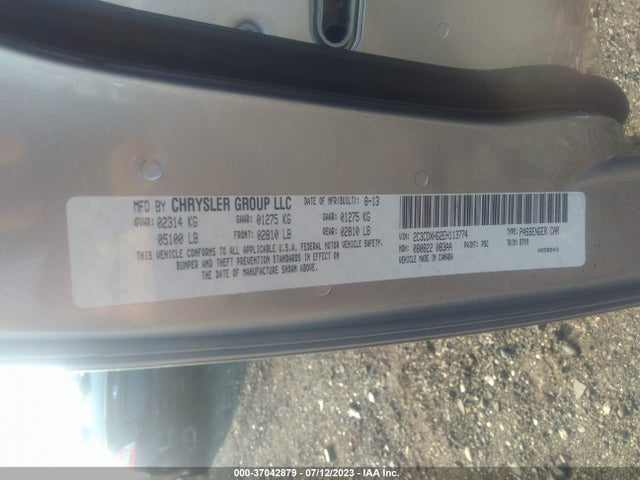 2014 DODGE CHARGER SXT VIN: 2C3CDXHG2EH113774