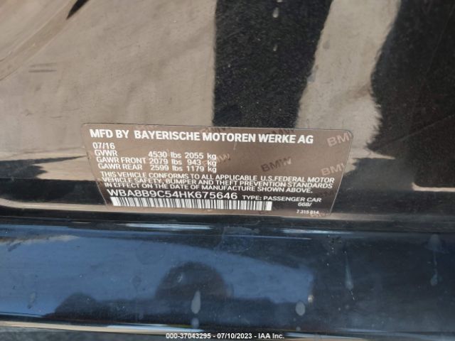 WBA8B9C54HK675646 BMW 3 Series 330i