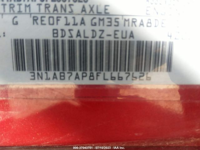 3N1AB7AP8FL667626 Nissan SENTRA SV