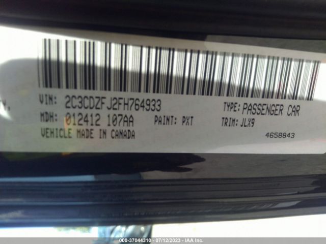 2C3CDZFJ2FH764933 Dodge Challenger R/t Scat Pack