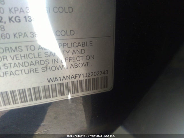 WA1ANAFY1J2202743 Audi Q5 Premium/tech Premium