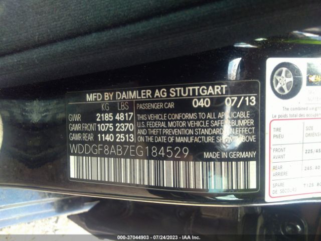 WDDGF8AB7EG184529 Mercedes-Benz C-class C 300
