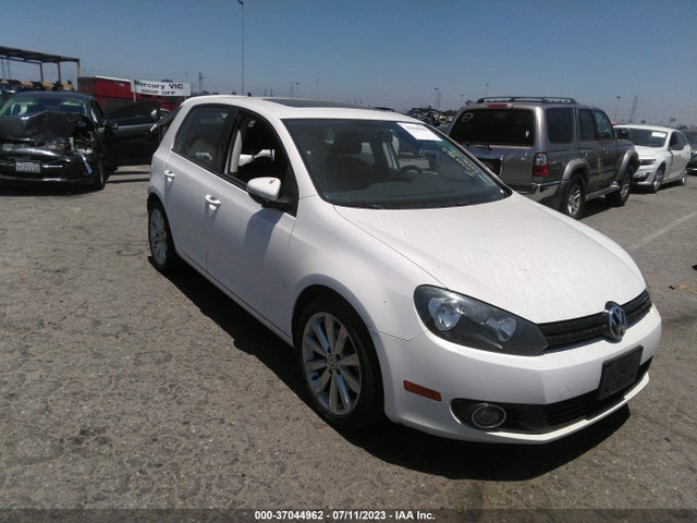 2012 VOLKSWAGEN GOLF TDI W/SUNROOF & NAV VIN: WVWDM7AJ4CW263597
