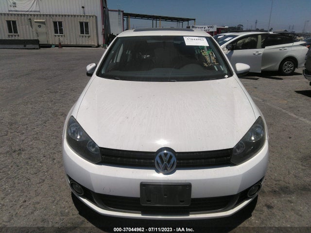 2012 VOLKSWAGEN GOLF TDI W/SUNROOF & NAV VIN: WVWDM7AJ4CW263597