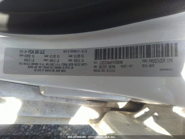 1C3CCCAB6FN739248 Chrysler 200 Limited