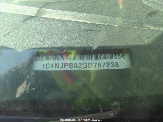 1C4NJPBA3GD787238 Jeep Patriot Sport
