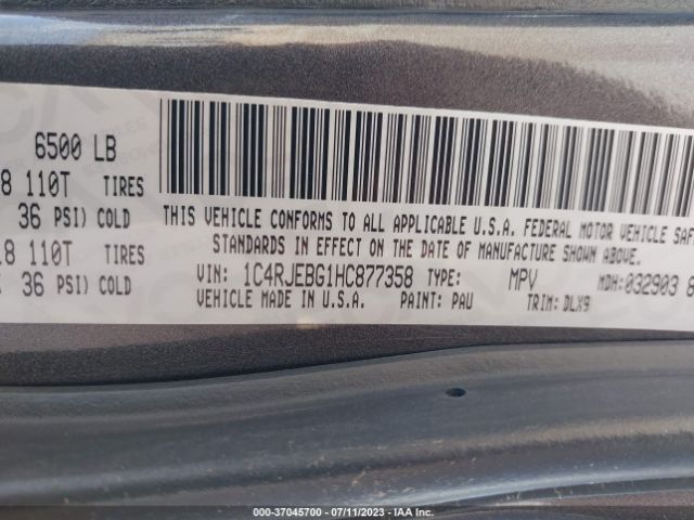 1C4RJEBG1HC877358 Jeep Grand Cherokee Limited