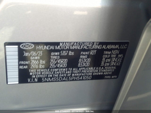 Hyundai Santa Fe Calligraphy 2023 5NMS5DAL5PH541050 Image 15