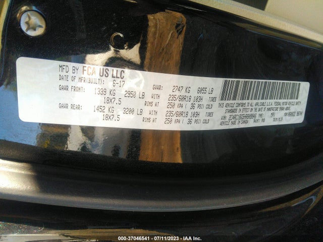 2C4RC1BG5HR809946 Chrysler Pacifica Touring-l