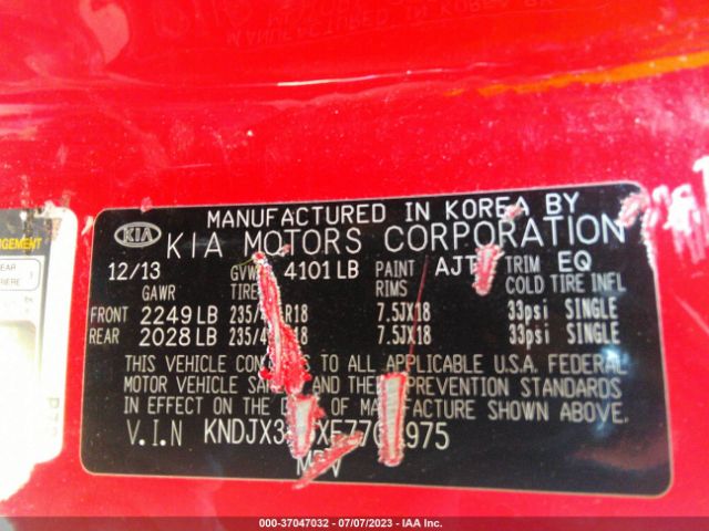 KNDJX3A5XE7704975 KIA Soul !