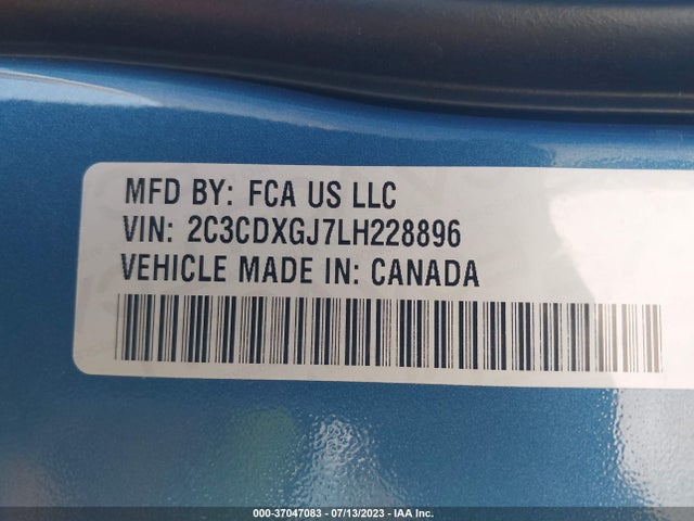 Dodge Charger Scat Pack 2020 2C3CDXGJ7LH228896 Image 9