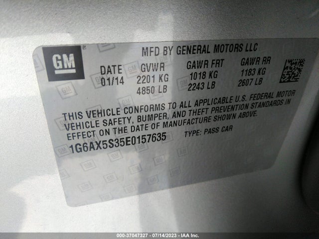 1G6AX5S35E0157635 Cadillac Cts Sedan Luxury Awd