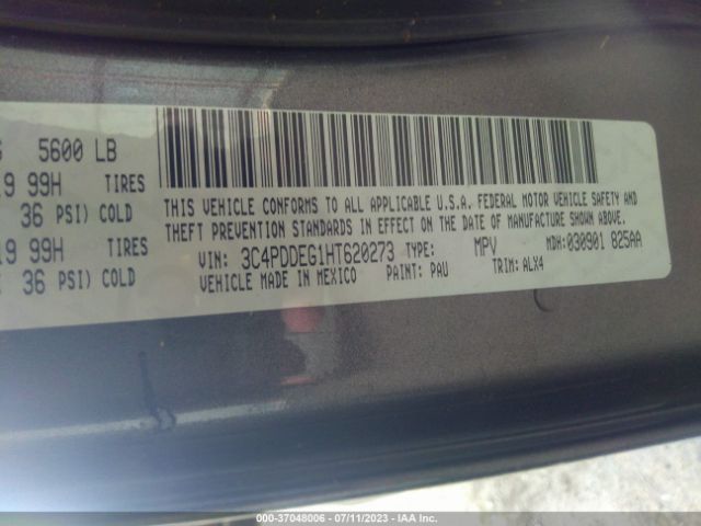 3C4PDDEG1HT620273 Dodge JOURNEY GT