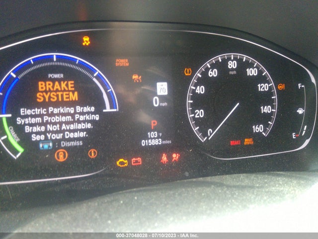 2022 HONDA ACCORD HYBRID SPORT VIN: 1HGCV3F25NA044636
