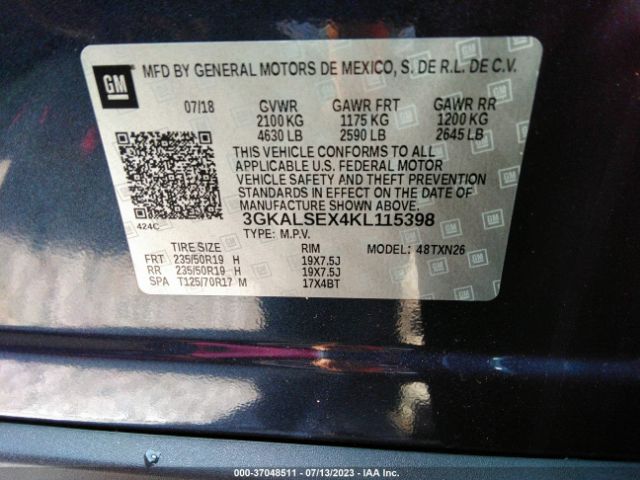 3GKALSEX4KL115398 GMC Terrain Denali