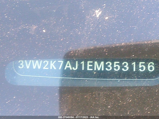 3VW2K7AJ1EM353156 Volkswagen Jetta Sedan S
