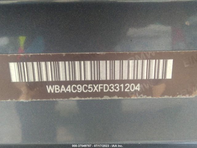 WBA4C9C5XFD331204 BMW 4 Series 428i Xdrive
