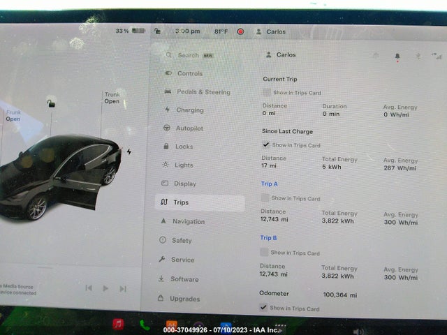 Tesla Model 3 Range Battery 2018 5YJ3E1EA7JF172244 Image 13