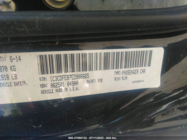 1C3CDFEB7ED906665 Dodge DART GT