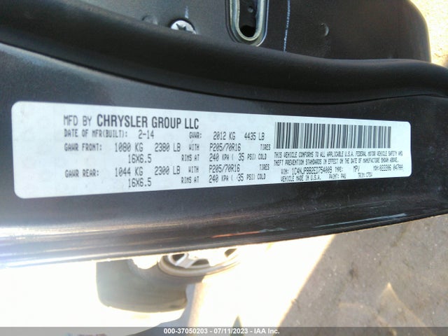 1C4NJPBB2ED754009 Jeep Patriot Sport