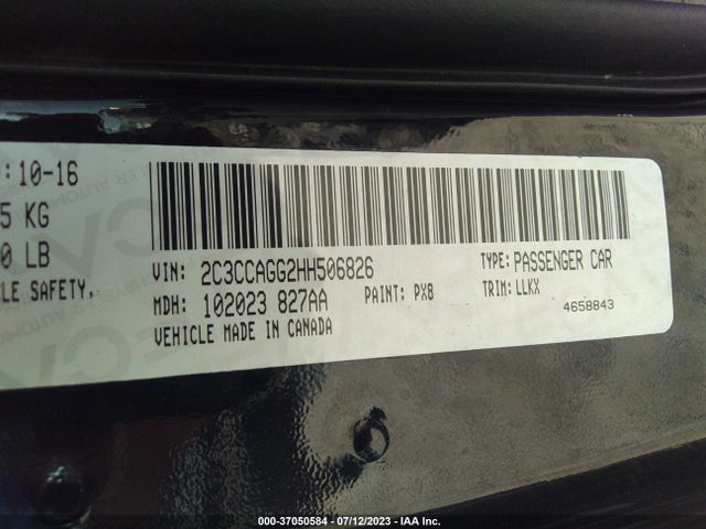 Chrysler 300 300s Alloy Edition 2017 2C3CCAGG2HH506826 Image 15