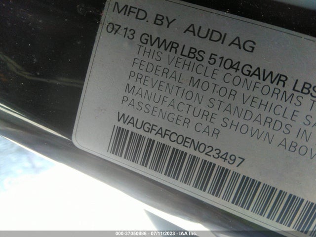 WAUGFAFC0EN023497 Audi A6 2.0t Premium Plus
