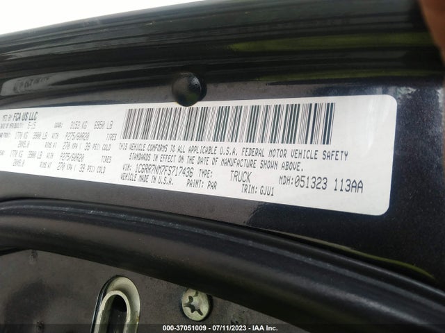 1C6RR7NM7FS717436 RAM 1500 Laramie