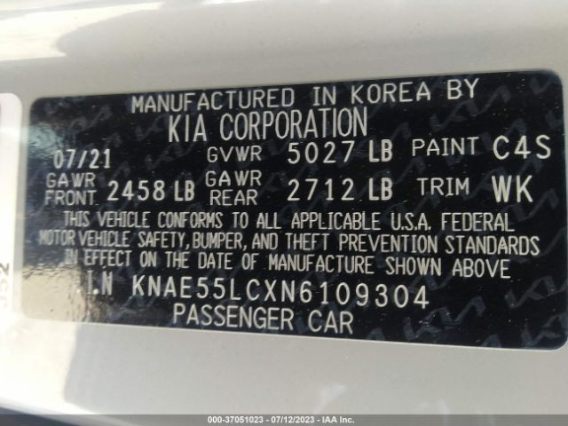 KNAE55LCXN6109304 KIA Stinger Gt2