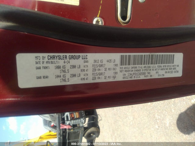 1C4NJPFB1ED825999 Jeep Patriot Latitude