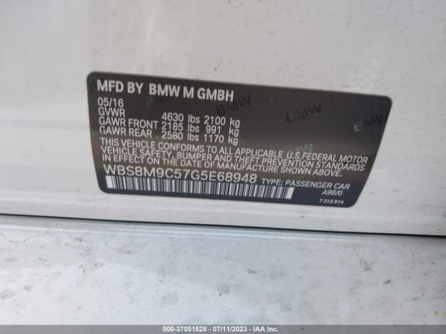 2016 BMW M3 WBS8M9C57G5E68948 Photo 8