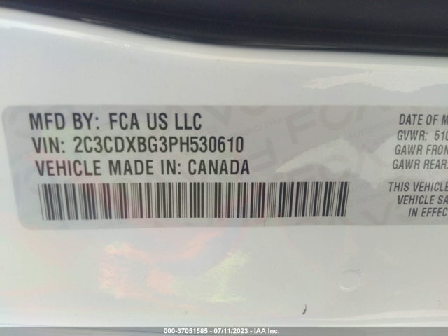 Dodge Charger Sxt 2023 2C3CDXBG3PH530610 Image 9