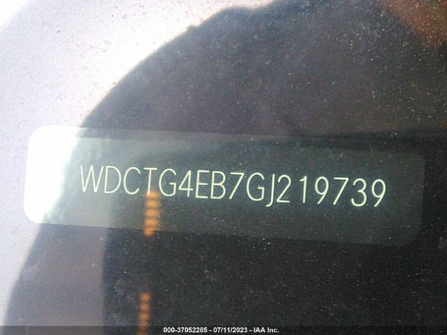WDCTG4EB7GJ219739 Mercedes-Benz Gla Gla 250
