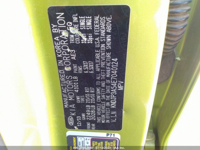 KNDJP3A54E7040124 KIA SOUL +
