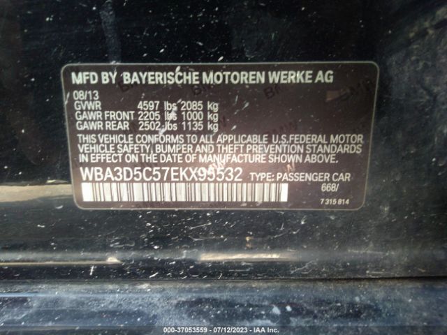 WBA3D5C57EKX95532 BMW 3 Series 328d Xdrive