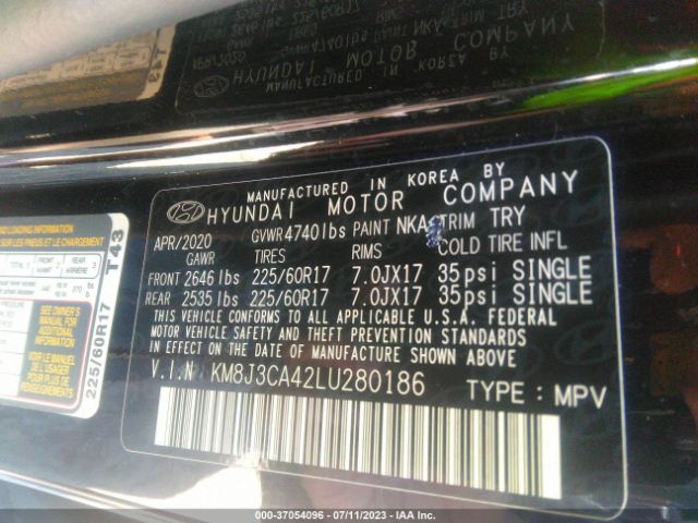 KM8J3CA42LU280186 Hyundai Tucson Value