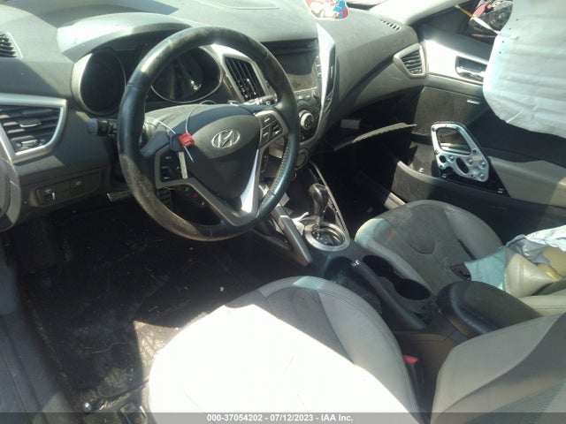 2012 HYUNDAI VELOSTER W/GRAY INT VIN: KMHTC6AD1CU053016