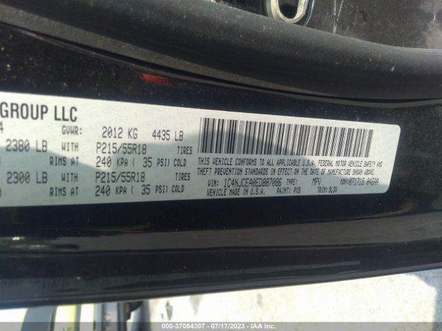 1C4NJCEA0ED887086 Jeep Compass High Altitude