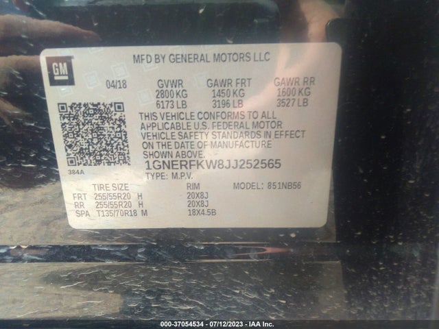 Chevrolet Traverse Ls 2018 1GNERFKW8JJ252565 Image 9