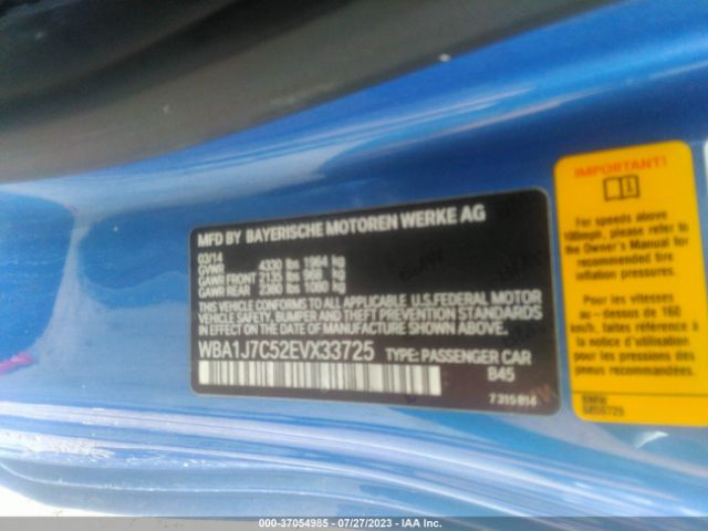 WBA1J7C52EVX33725 BMW 2 Series M235i
