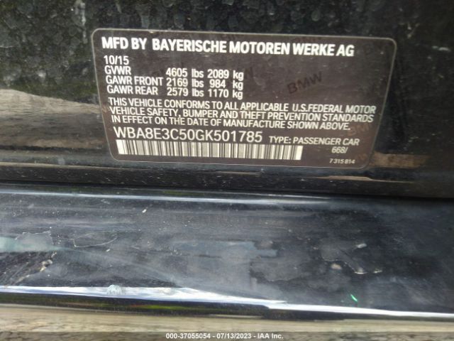WBA8E3C50GK501785 BMW 3 Series 328i Xdrive