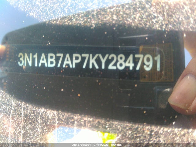 2019 NISSAN SENTRA SV VIN: 3N1AB7AP7KY284791