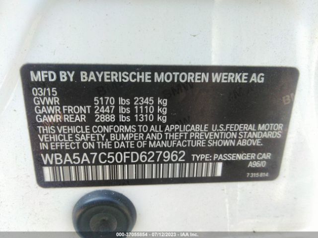 WBA5A7C50FD627962 BMW 5 Series 528i Xdrive