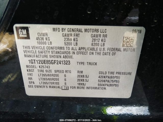 1GT12UE85GF241323 GMC Sierra 2500hd Denali