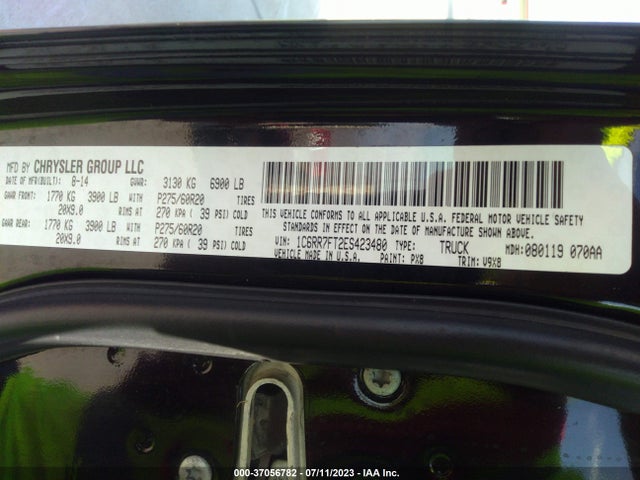 1C6RR7FT2ES423480 RAM 1500 Express