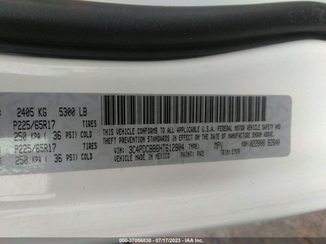 3C4PDCBB6HT612804 Dodge Journey Sxt