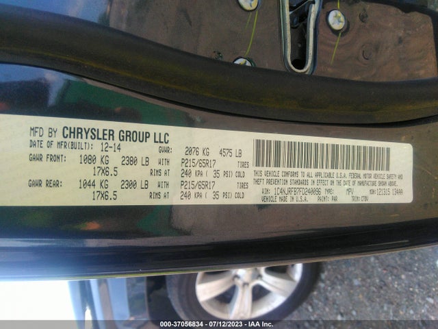 1C4NJRFB7FD240096 Jeep Patriot Latitude