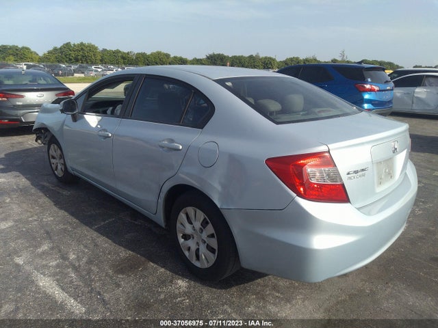 2012 HONDA CIVIC SDN LX VIN: 2HGFB2F55CH509649