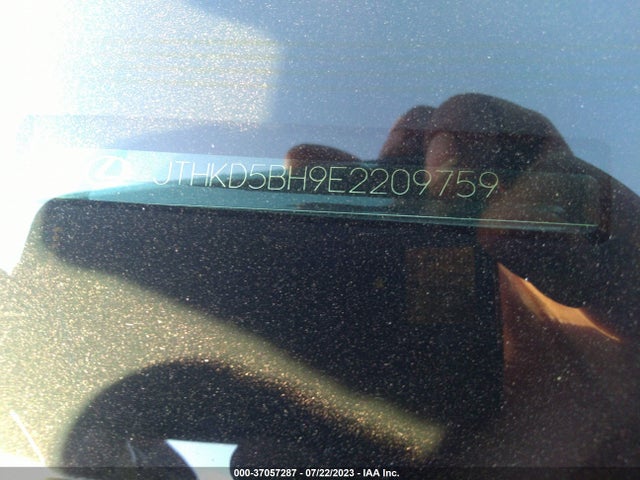 JTHKD5BH9E2209759 Lexus Ct 200h Hybrid